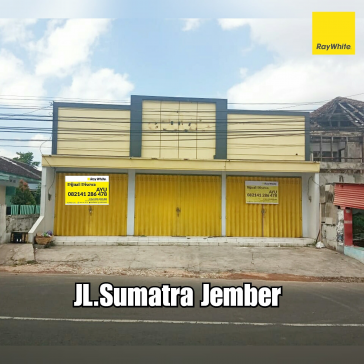 Shop for sale plus rukost at JL. Sumatra Jember